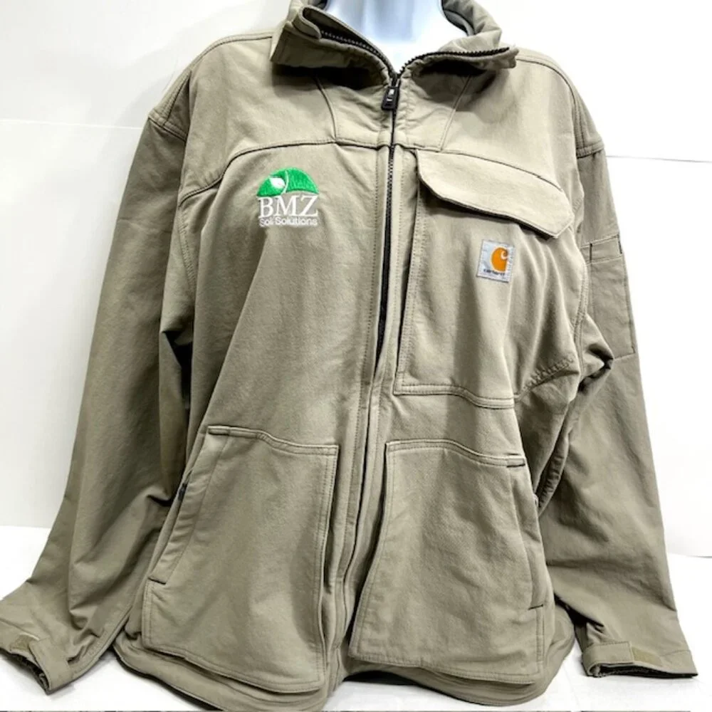 VTG Carhartt XL Rain Defender Jacket Super Dux  Relaxed Light Gray3rd Party( 92) - Picture 2 of 7